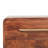 Wood 3-Drawer Rounded Chest,Brown