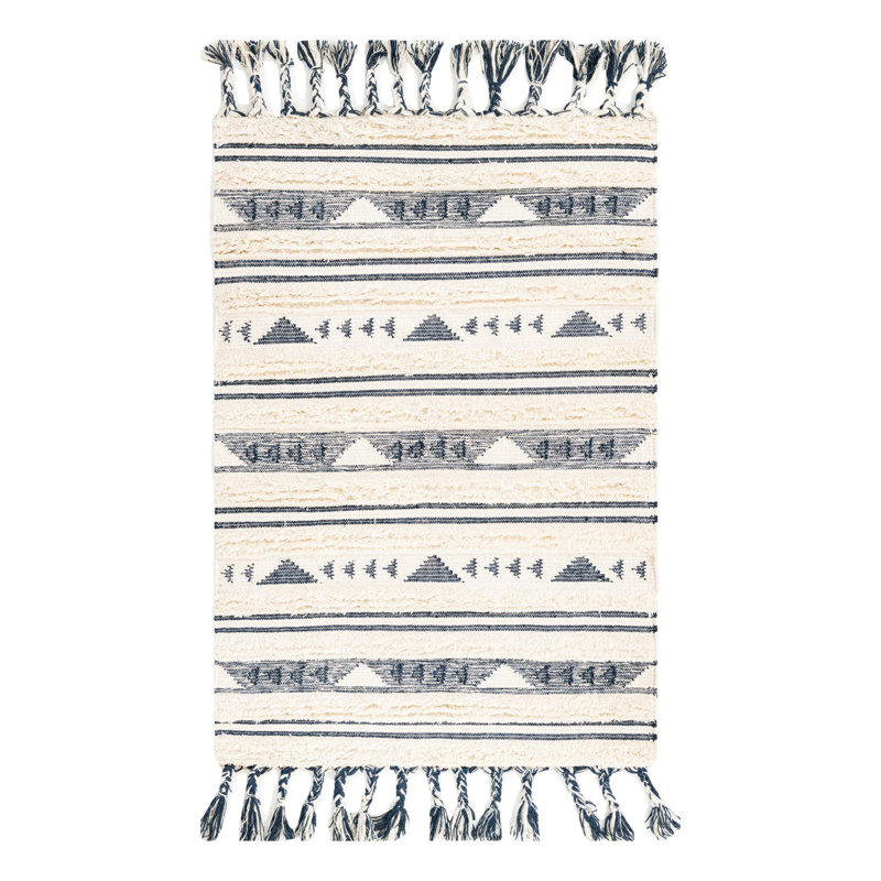 Performance Wool Geometric Indoor Rug, Rectangle 4'1" x 6'1"