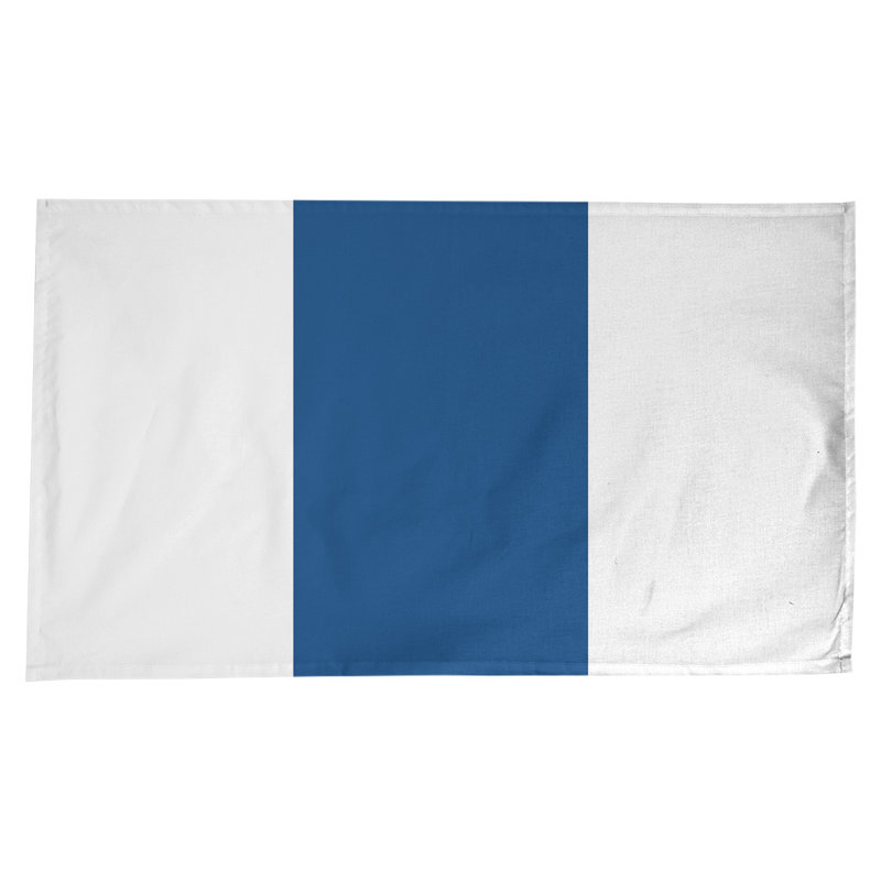 Tampa Bay Table Runner, White/Tampa Bay Blue/White, Cotton Blend, 102" x 58"