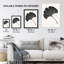 Single Ginkgo Leaf Bold Black Painting Wall Art Print