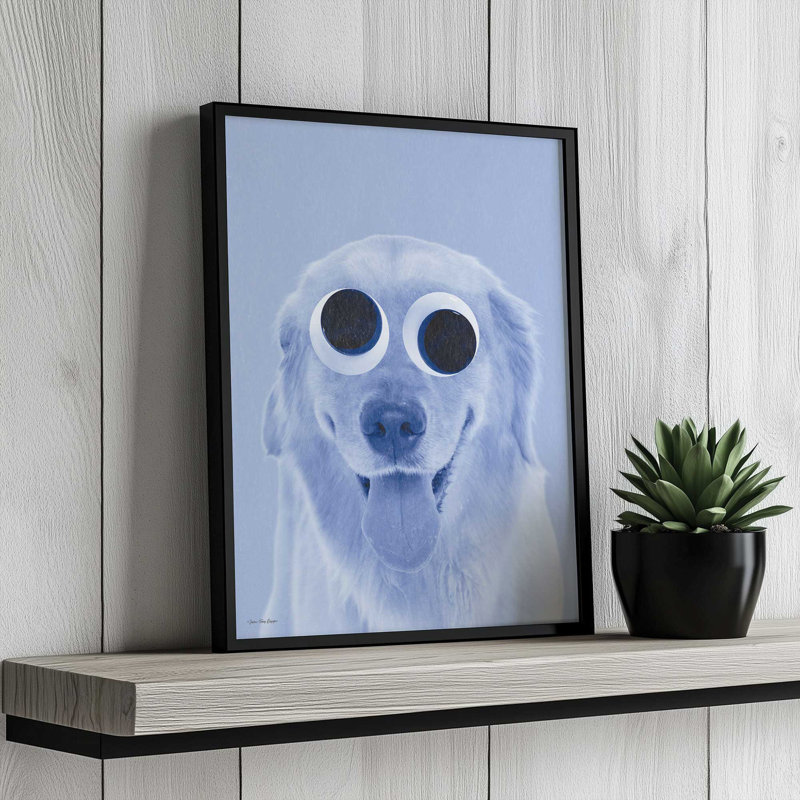 «Fur and Fun» par Seven Trees Design, reproduction d'art, 36 W x 48 H, Black, Impression encadrée