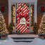 Kbndieu 35 X 71 Inch Christmas Door Cover Christmas Door Curtain Christmas Day Door and Wall Decoration Festival Party Decoration-1682572160