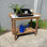 Table de jardiniers avec surface en étain Tierra l 42,5 po x P 20,5 po x H 36,2 po Collection Devonport