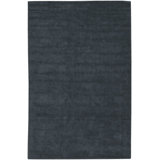 Gloria Wool Abstract Area Rug in Dark Gray