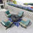 Mikaylin Wicker 4 - Person Patio Conversation Set with Cushions-1122173527-1107072604