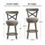Tabouret pivotant en bois Burt