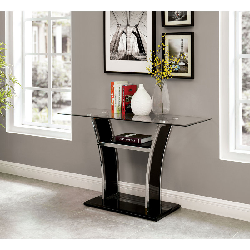 Console Crittendon, Noir lustré