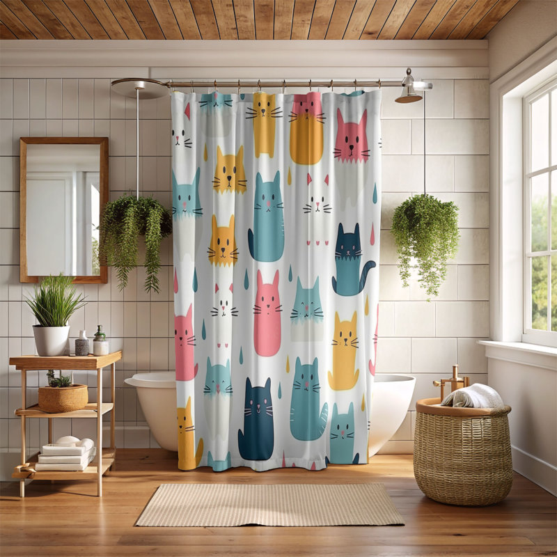 Rideau de douche Glooking Nook - Premium, H 74 po x l 71 po