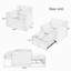 Convertible Pull Out Sleeper Chair with Adjustable Backrest with Thicked Cushions-1788264809
