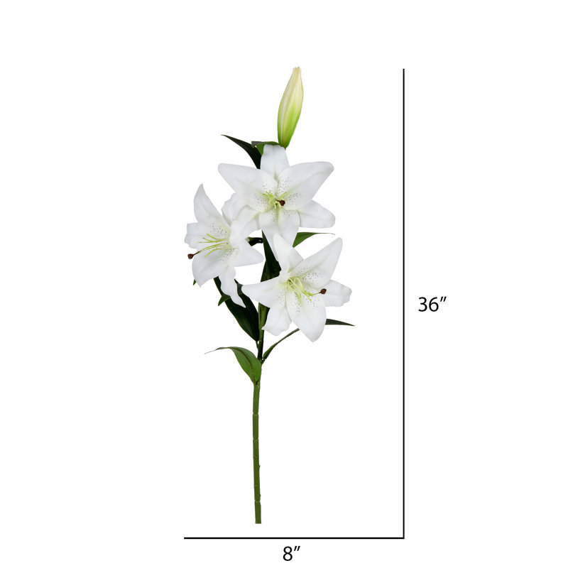 Brume de lis artificielle 36 "36", Blanc