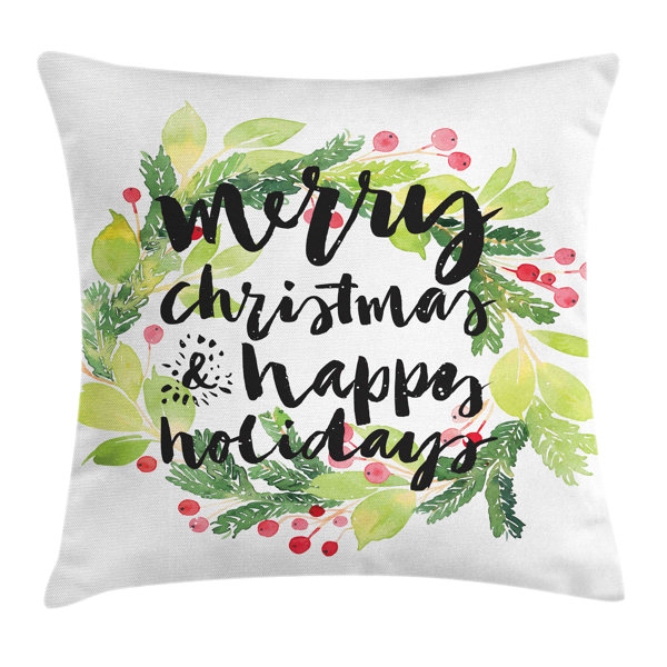 Linkwell Kissenbezug Weihnachtsmann-Kranz - 45x45 Cm, Jute, Mit Reißverschluss