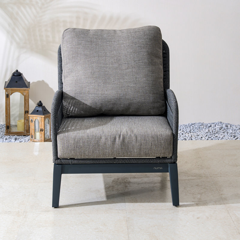 Outdoor Aluminum Lounge Chair With Cushions
