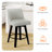 George Oliver Loriell Swivel Counter Stools with Solid Wood Frame-618981321-618343076-618140949