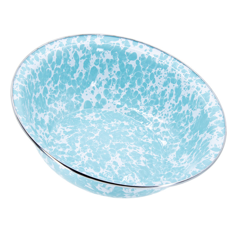 Swirl Serving Basin, Sea Glass, Serving Bowl