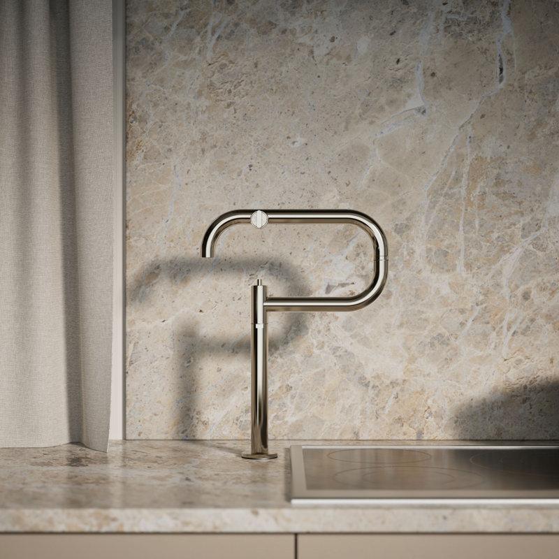 Components® Deck-Mount Pot Filler, Polished Nickel
