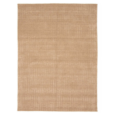 Tapis brun clair Kashkuli Gabbeh 5 pi 4 po x 7 pi 6 po