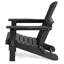 Chaise Adirondack pliante en plastique Hyginos-833321424