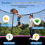 SENCHO GINSYTALIOR Round Backyard Trampoline with Safety Enclosure-802247299