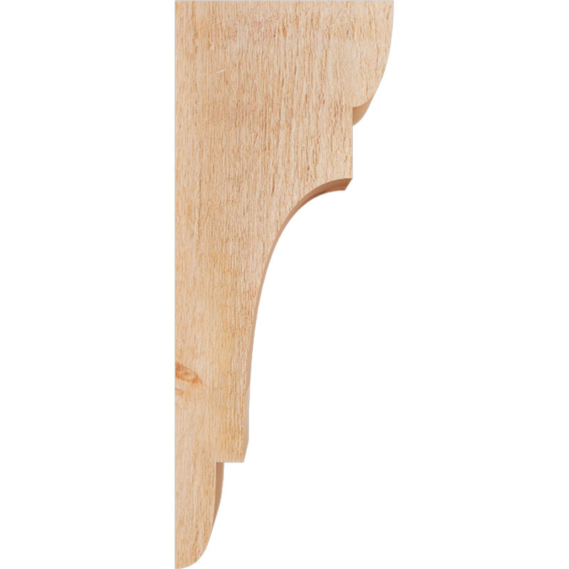 New Brighton Corbel, H 26 po x l 4 po x P 10 po, Cèdre rouge, Sciage brut