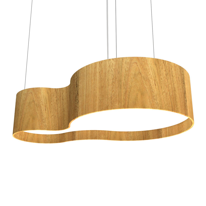 1 - Light LED Pendant, Louro Freijó