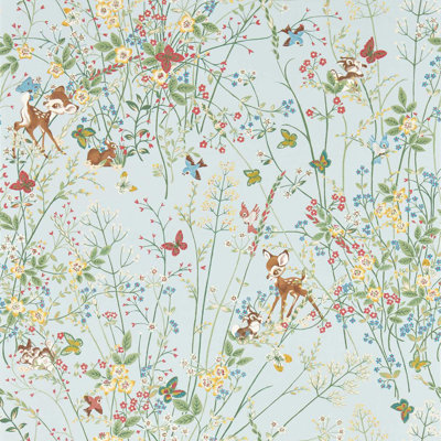 Bambi Sea Salt 10.05m x 68.6cm Matte Wallpaper Roll