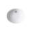 Caxton Vitreous China Oval Undermount Bathroom Sink and Glazed Underside-576004216
