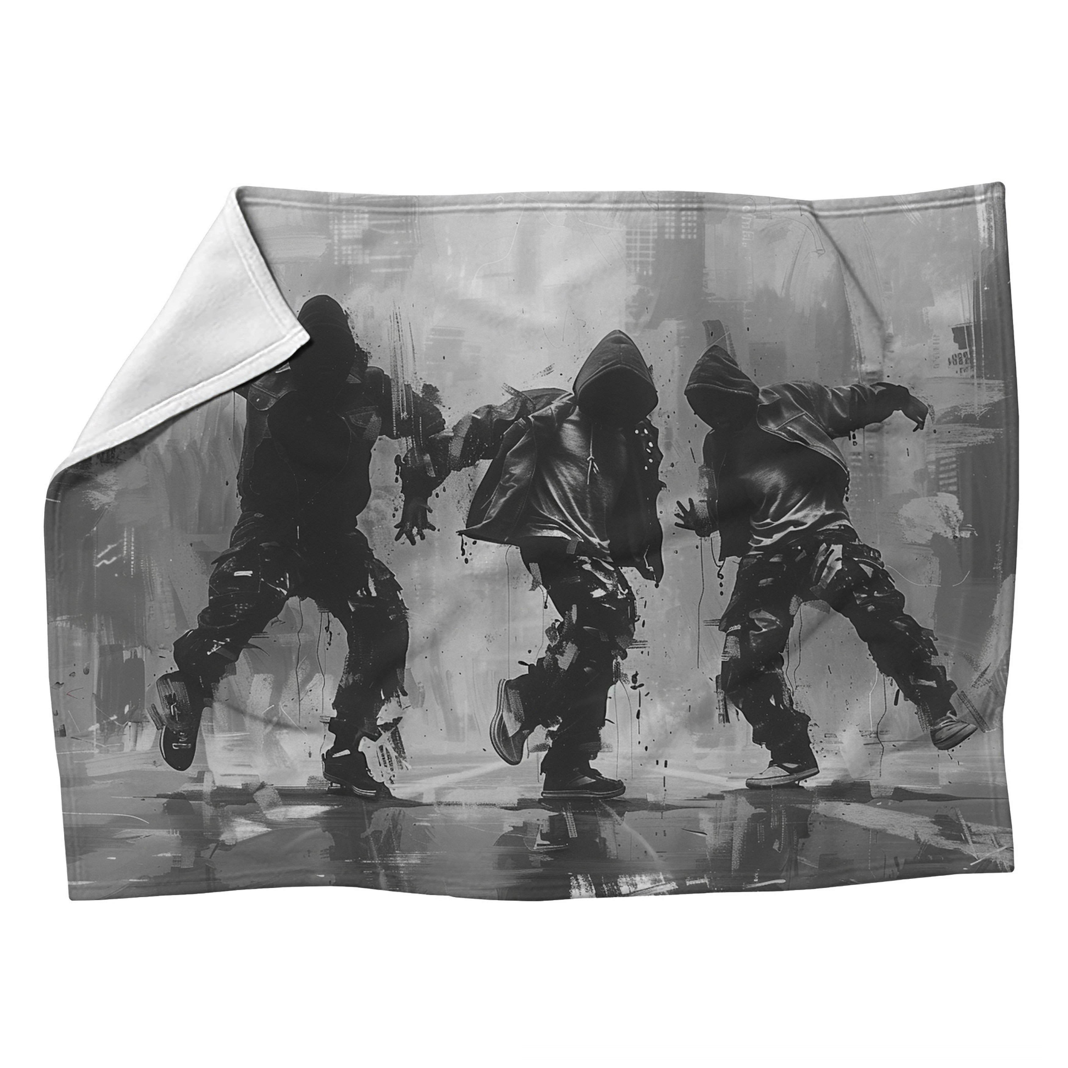 VisionDecor Street Dance Fleece Throw Blanket Urban Throws for Sofas