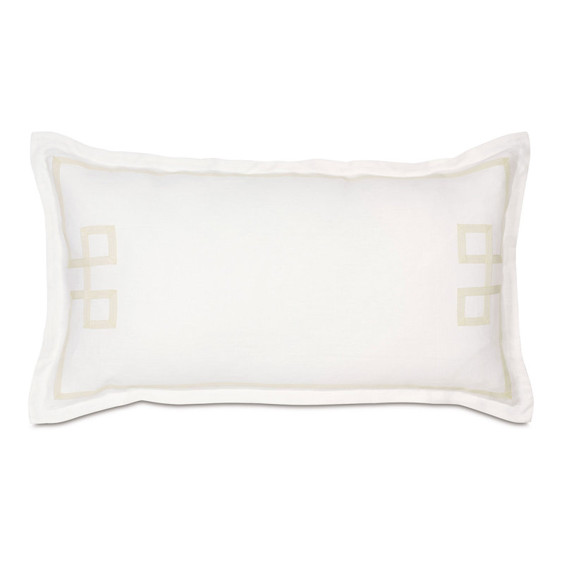 Resort Linen Program Breeze Indigo/Breeze Black Linen Piece Sham, Breeze Shell, King