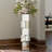DeGrailly 27.75" Handmade Glass Floor Vase Mirrored Home Decor