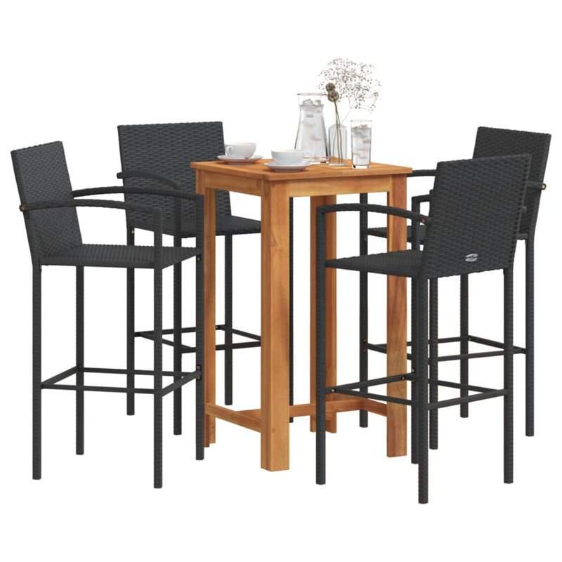 Patio Dining Set with Square Table