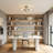 3-Light Dimmable Semi-Flush Mount Lighting