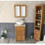Slimline Compact 515mm Free-standing Cloakroom Vanity Unit-1879311891
