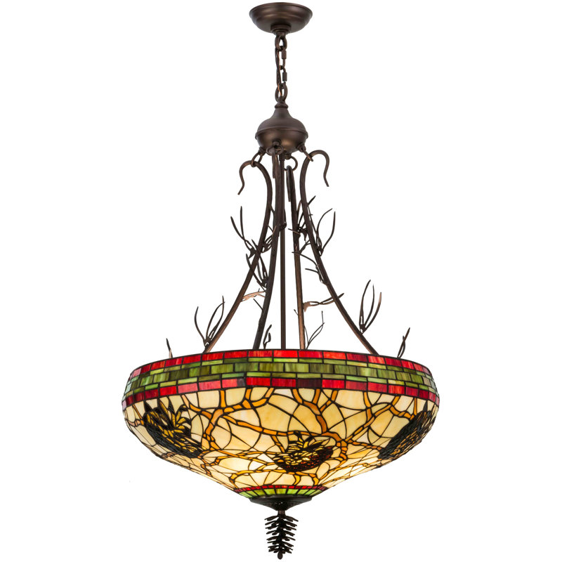 Rustic Lodge 4 - Light Pendant, Mahogany Bronze