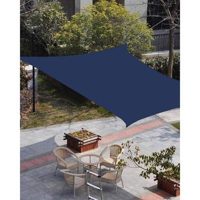 Toile d'ombrage rectangulaire bleu marine pour pare-soleil