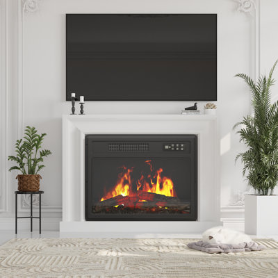 Symple Stuff 62cm W Black Fireplace