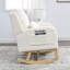 Chaise d'appoint à bascule Teddy White