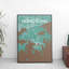 Hong Kong City Map - No Frame Print-168503321