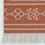 Tapis intérieur / extérieur orange / gris fait à la main-56079564