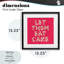 «Let Them Eat Cake», impression sous verre encadrée, design par Lish Creative-693307661-693307658