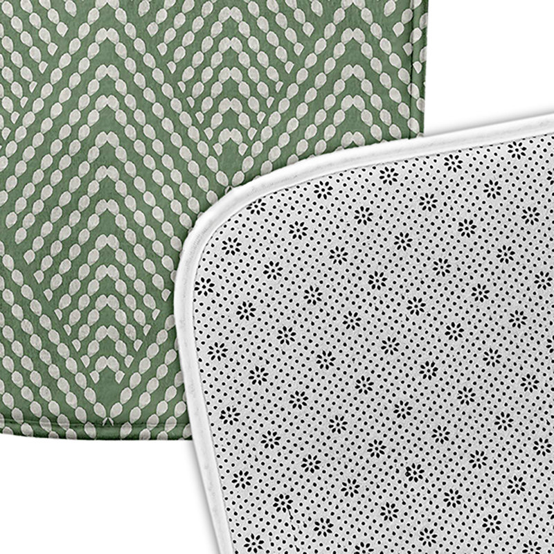 Tapis de bain GGG, L 17 po x L 24 po, Vert