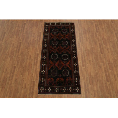 Tapis de couloir traditionnel en laine 4 x 10