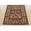Tapis de couloir en Tapis décoratif laine rouge de conception unique 2 pi 9 po x 9 pi 8 po noué à la main Kazak