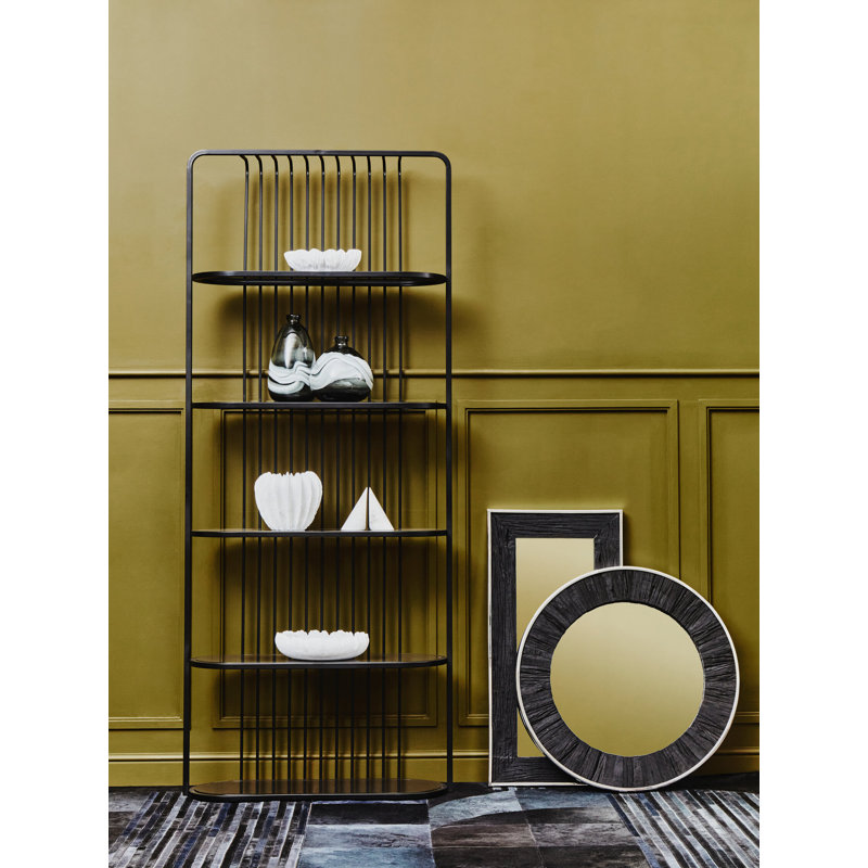 230cm H x 95cm W Stainless Steel Bookcase