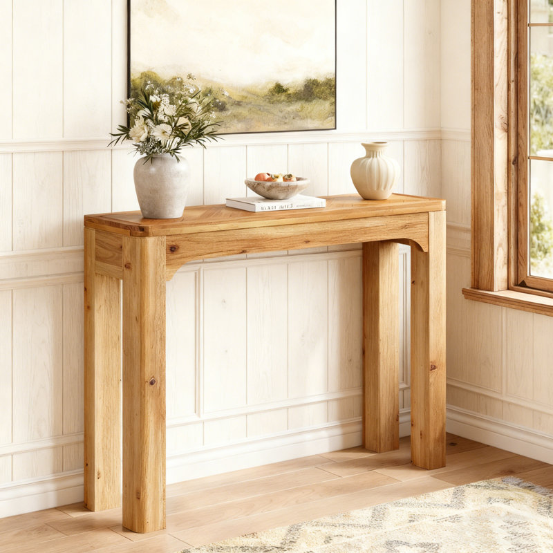 41.3" Solid Wood Entryway Table