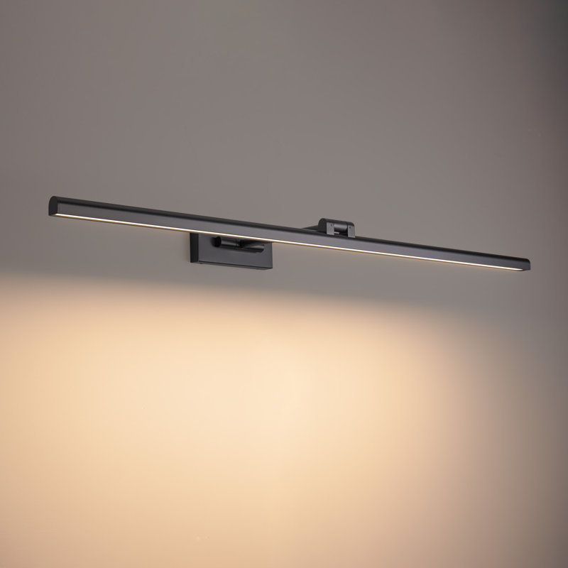 Reed Dimmable LED Wall Mounted Picture Light, Black