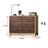 French Minimalist Accent Chest Solid Wood Accent Chest