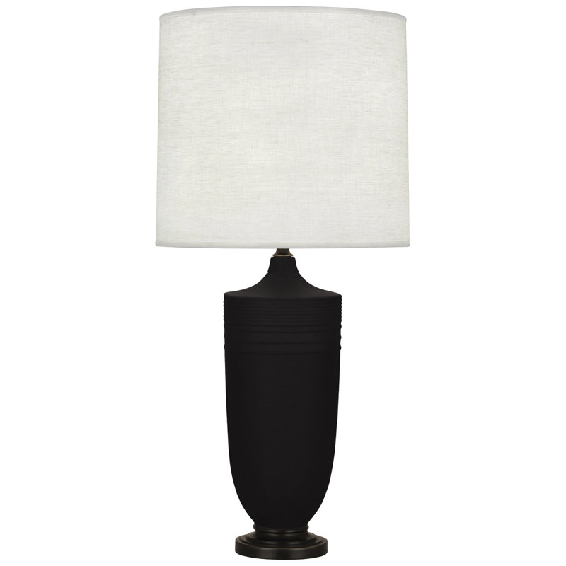 Hadrian Adjustable Table Lamp, Matte Dark Coal/Deep Patina Bronze