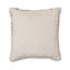 Ensemble de 4 coussins décoratifs Digy 19 po, motif de clés tissées à la main, noir et blanc