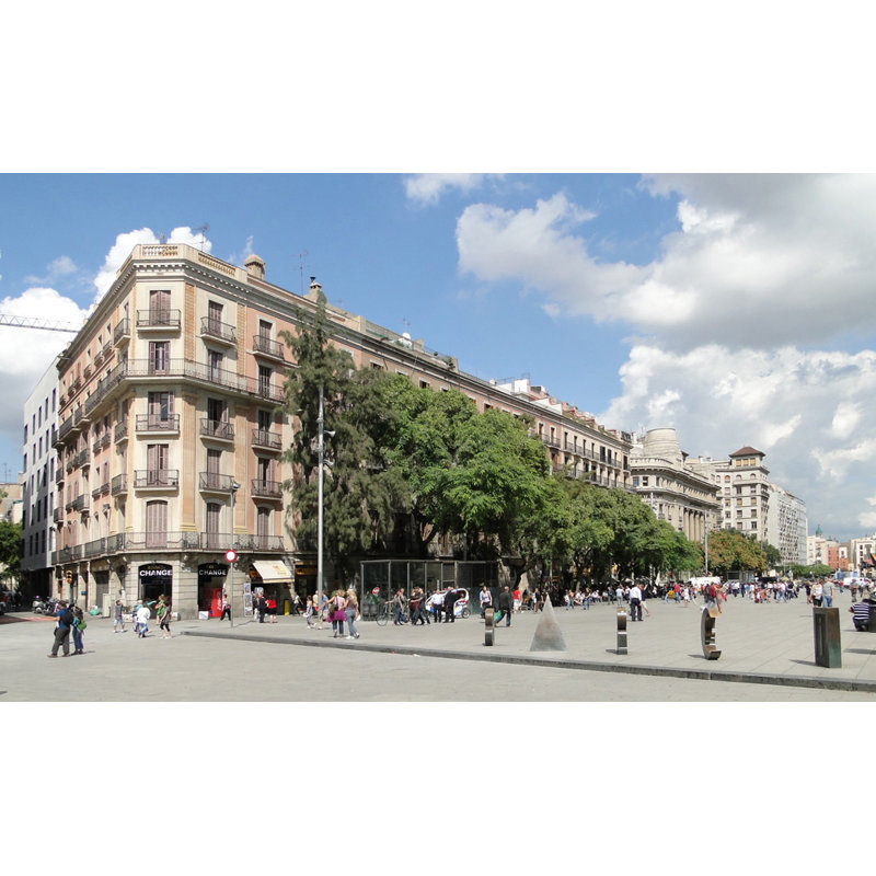 Placa Nova, Barcelone, Espagne, H 24 po x l 40 po