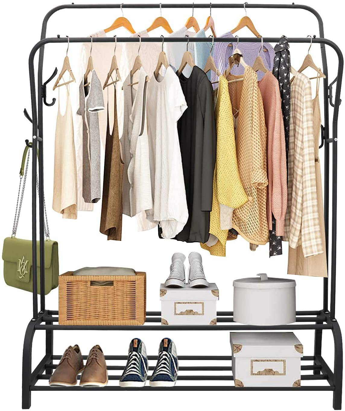 Rebrilliant Coster 43.3'' Metal Clothing Rack | Wayfair